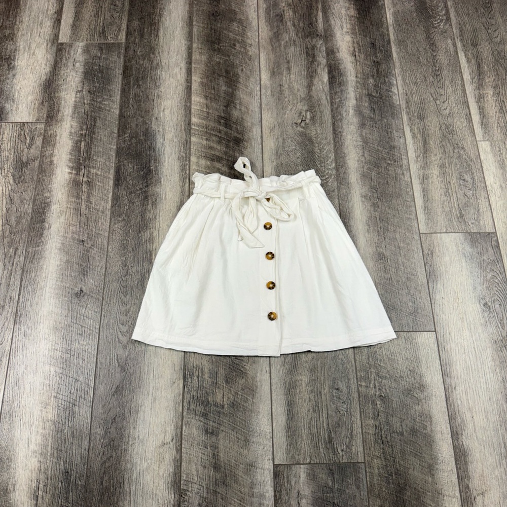Hollister White Skirt